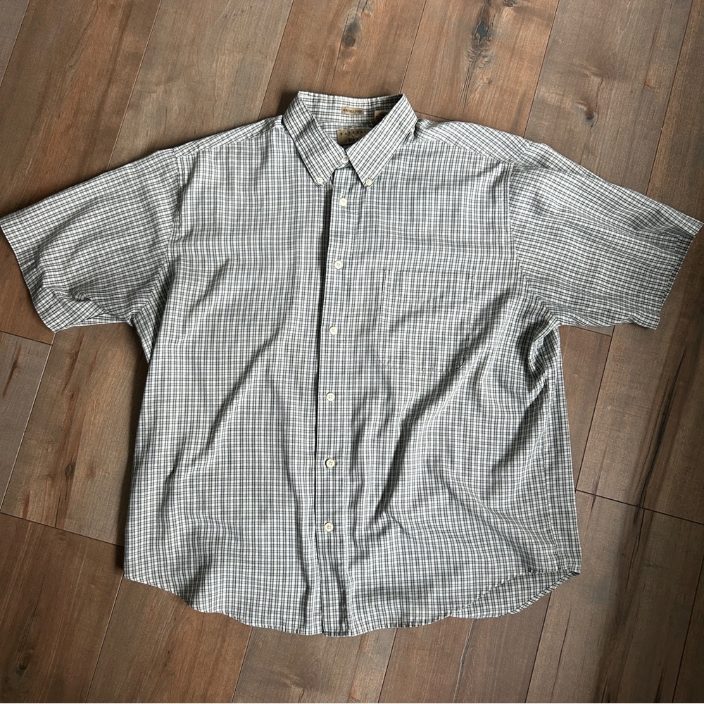 Classic Men's Checkered Button-Down Shirt